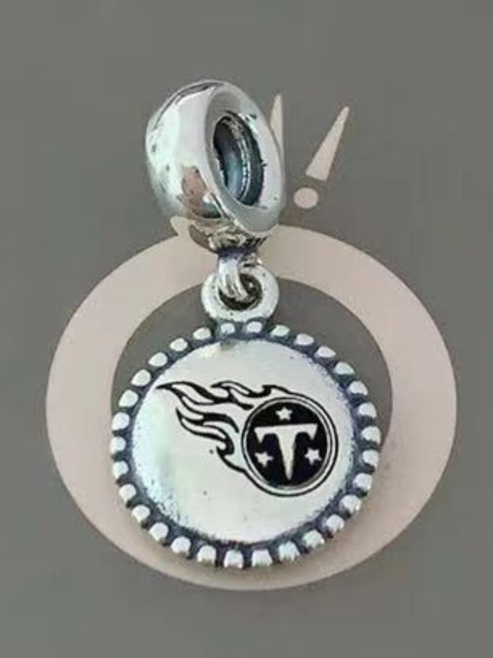 Pandora NFL Football Charm Tennessee Titans Dangle Charm Pendant